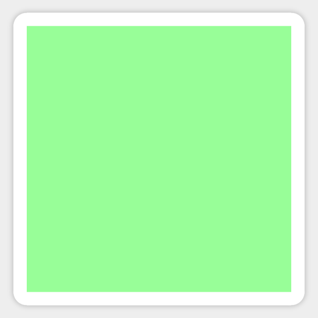 Mint Green Solid Color Mint Green Solid Color Sticker Teepublic Au 5663